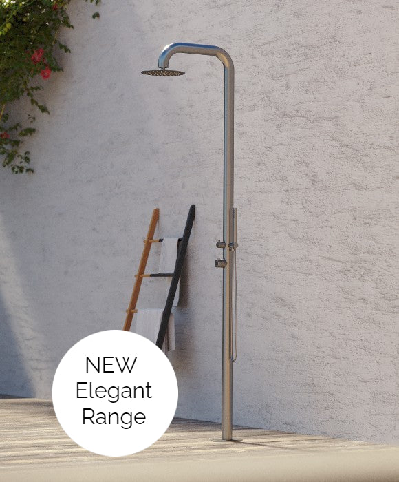 Rainware Outdoor Shower - Bronte 9008 - Hot & Cold Shower & Handheld Rainware Outdoor Shower - Bronte 9008 - Hot & Cold Shower & Handheld